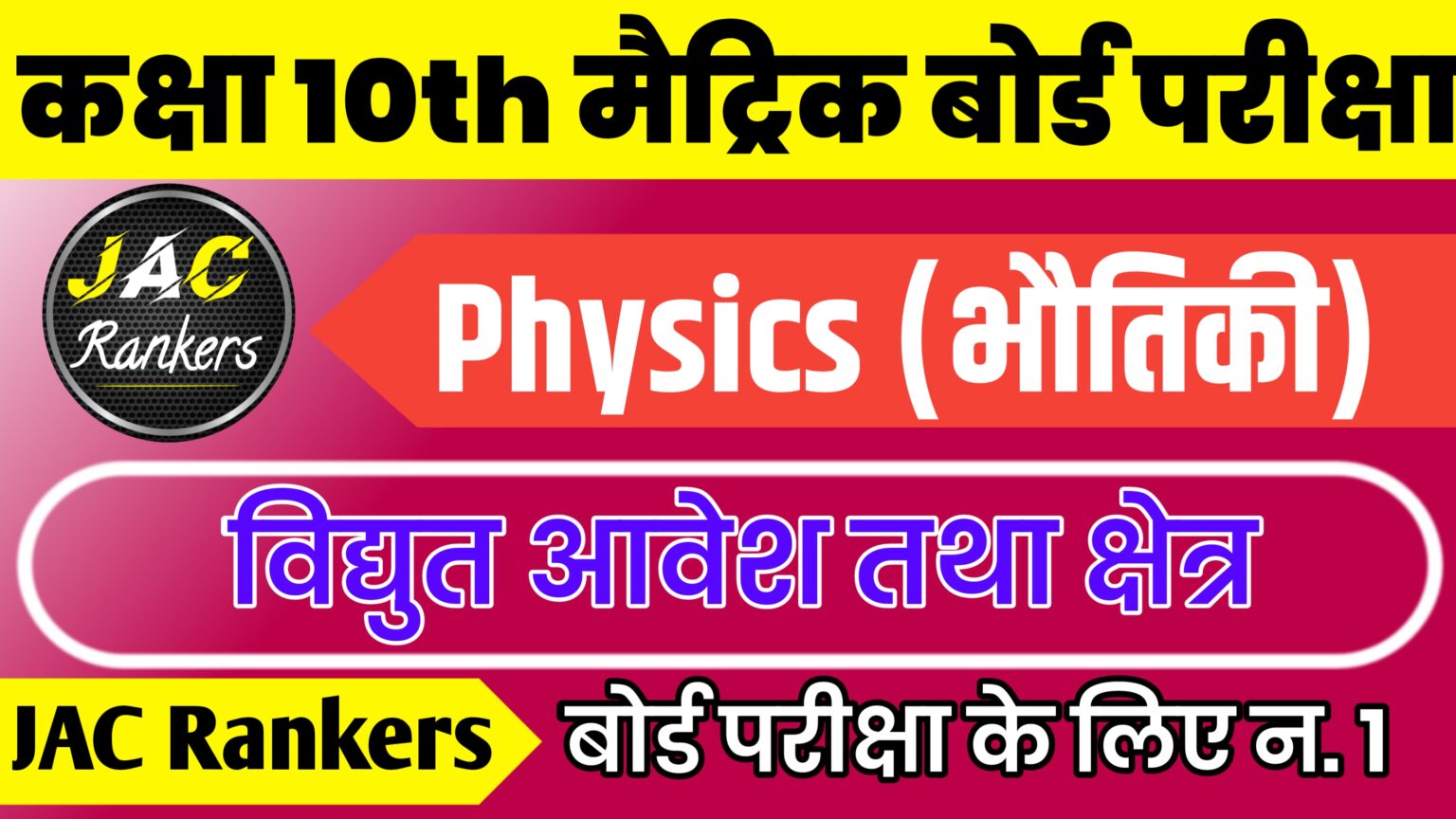 Class 12 Electric Charge And Field McQ in Hindi वदयत आवश तथ