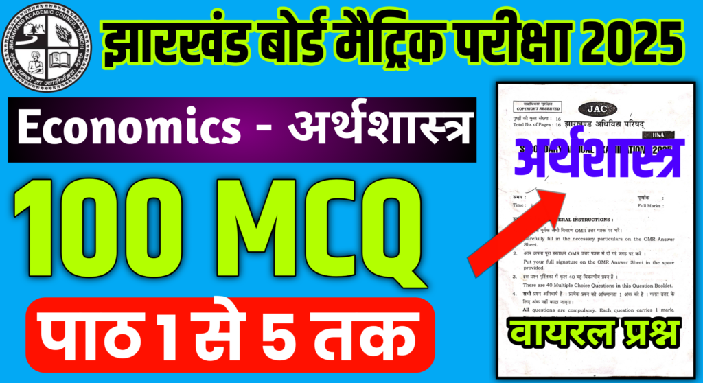 Class 10 Economics All Chapter MCQ 