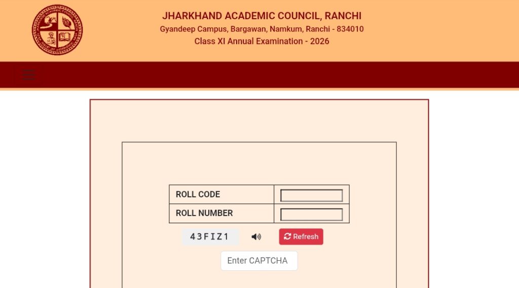JAC Class 11th Result 2026 Out